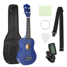 Load image into Gallery viewer, 21 inch Ukelele Soprano 4 Strings