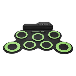 BeatBox Hand Roll USB Electronic Drum Portable Silicone Musical Instrument Set for Children and Beginners, Friends Gathering