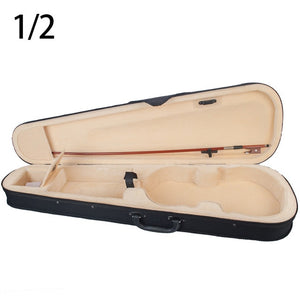 Professional Triangular Shape Violin Hard Case Yellow