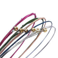 Load image into Gallery viewer, 6pcs/set Acoustic Guitar String Gauge Stable Accessories Sound Folk Durable For Musical Instruments Electric Bass Colorful
