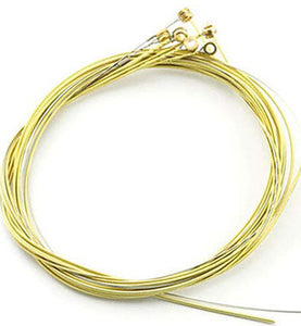 6pcs/set Acoustic Guitar String Gauge Stable Accessories Sound Folk Durable For Musical Instruments Electric Bass Colorful