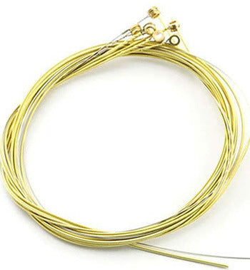 6pcs/set Acoustic Guitar String Gauge Stable Accessories Sound Folk Durable For Musical Instruments Electric Bass Colorful