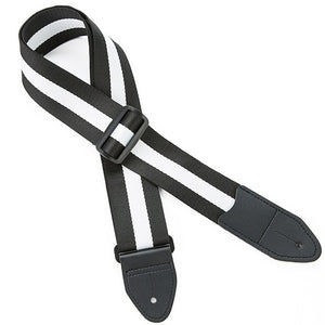 1pc Adjustable Ukulele Strap Black White Plaid Acoustic Guitar Strap Belt Ukulele Bass Guitar Part Accessories