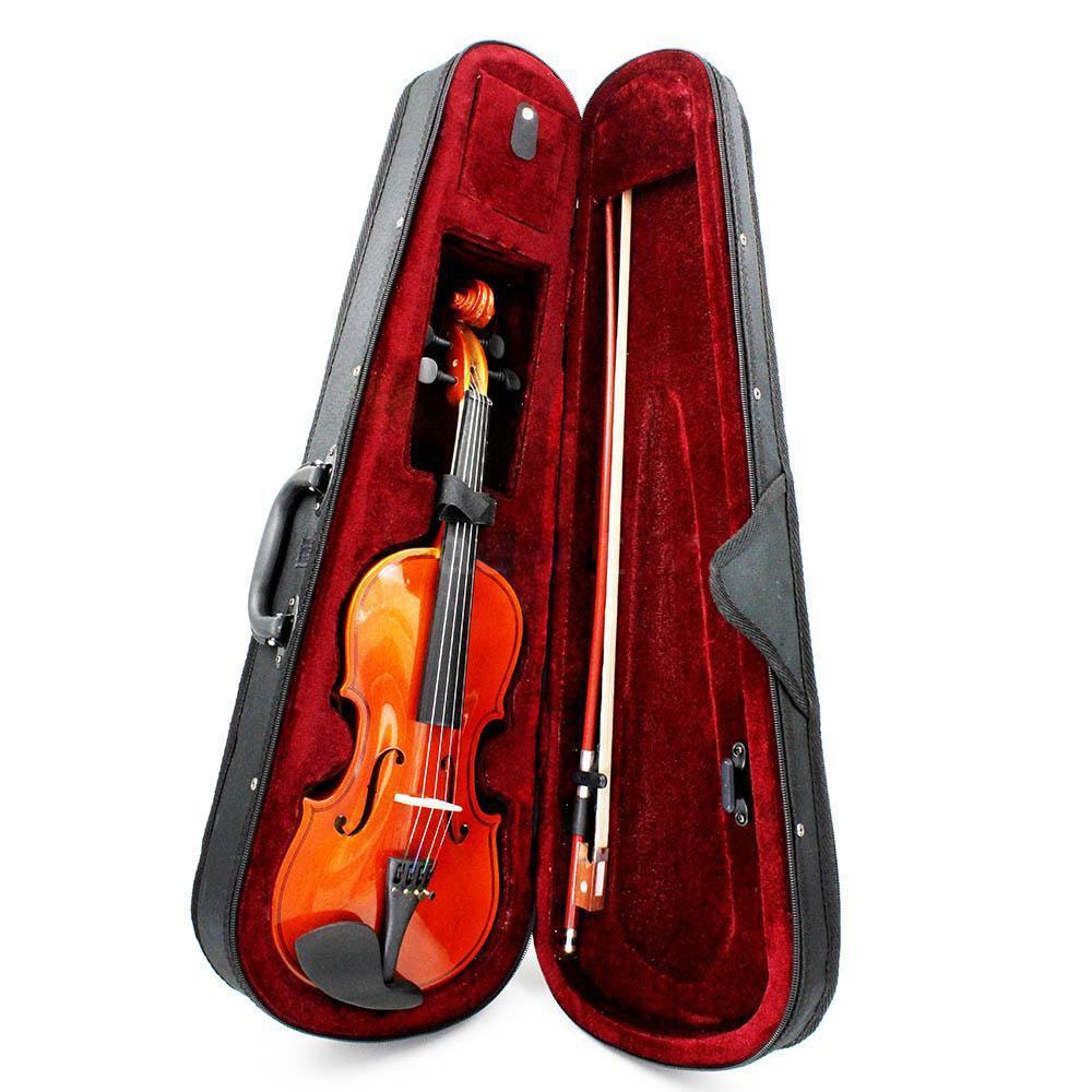 SEWS-Size 3/4 Natural Violin Basswood Steel String Arbor Bow for Beginners